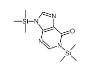 1,9-bis(trimethylsilyl)purin-6-one Structure
