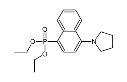 1-(4-diethoxyphosphorylnaphthalen-1-yl)pyrrolidine结构式