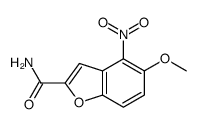 5-methoxy-4-nitro-1-benzofuran-2-carboxamide Structure