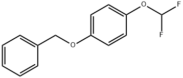 1-(苄氧基)-4-(二氟甲氧基)苯结构式