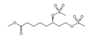 Octanoic acid, 6,8-bis[(methylsulfonyl)oxy]-, methyl ester, (6R)结构式