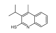 4-methyl-3-propan-2-yl-1H-quinoline-2-thione结构式
