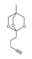 1-methyl-4-pent-4-ynyl-3,5,8-trioxabicyclo[2.2.2]octane Structure