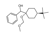trans-4-tert-butyl-1-(α-hydroxybenzyl)-O-(methoxymethyl)cyclohexanol Structure
