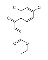 ethyl 4-(2,4-dichlorophenyl)-4-oxobut-2-enoate Structure
