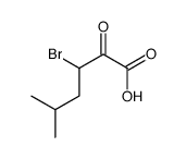 3-bromo-5-methyl-2-oxohexanoic acid结构式