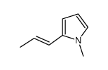 1H-Pyrrole,1-methyl-2-(1-propenyl)-,(E)-(9CI)结构式