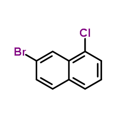 7-Bromo-1-chloronaphthalene Structure