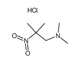 dimethyl-(β-nitro-isobutyl)-amine, hydrochloride结构式