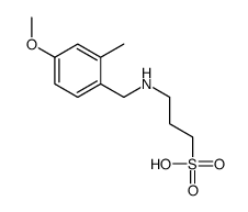 3-[(4-methoxy-2-methylphenyl)methylamino]propane-1-sulfonic acid Structure