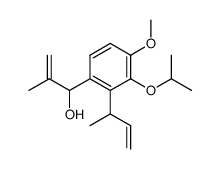 1-[3-isopropoxy-4-methoxy-2-(1-methyl-2-propenyl)phenyl]-2-methyl-2-propen-1-ol Structure