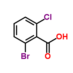 2-Bromo-6-chlorobenzoic acid structure