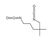 2,2-dimethylpentane-1,5-diyl diisocyanate结构式