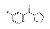 (4-bromopyridin-2-yl)-pyrrolidin-1-ylmethanone Structure