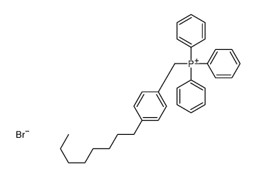 [(4-Octylphenyl)Methyl]triphenylphosphonium bromide结构式