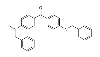 bis[4-[benzyl(methyl)amino]phenyl]methanone结构式