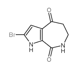 2-bromo-1,5,6,7-tetrahydropyrrolo[2,3-c]azepine-4,8-dione Structure