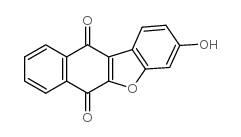 3-羟基苯并[b]萘[2,3-d]呋喃-6,11-二酮结构式