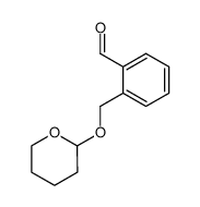 2-[[(四氢吡喃-2-基)氧基]甲基]苯甲醛结构式