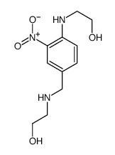 2-[[4-(2-hydroxyethylamino)-3-nitrophenyl]methylamino]ethanol结构式
