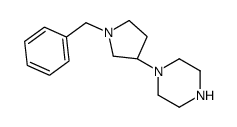 (R)-1-(1-benzylpyrrolidin-3-yl)piperazine Structure