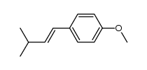 (E)-1-methoxy-4-(3-methylbut-1-en-1-yl)benzene Structure