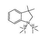 Ni(CH2C(Me)2-o-C6H4)(PMe3)2结构式