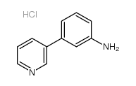 3-(3-吡啶基)苯胺双盐酸盐结构式