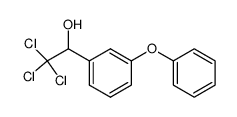α-trichloromethyl-3-phenoxybenzyl alcohol Structure