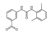 N-(2,6-dimethylphenyl)-N'-(3'-nitrophenyl)urea结构式
