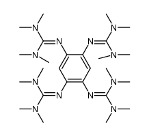 1,2,4,5-tetrakis(tetramethylguanidinyl)-benzene Structure
