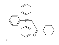 (2-cyclohexyl-2-oxoethyl)-triphenylphosphanium,bromide Structure
