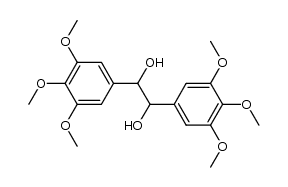 1,2-bis(3,4,5-trimethoxyphenyl)ethane-1,2-diol Structure