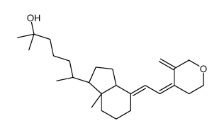 (6R)-6-[(1R,3aS,4E,7aR)-7a-methyl-4-[(2Z)-2-(3-methylideneoxan-4-ylidene)ethylidene]-2,3,3a,5,6,7-hexahydro-1H-inden-1-yl]-2-methylheptan-2-ol Structure