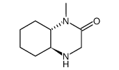 trans-3-Methyl-decahydro-2(1H)-quinoxalinone结构式