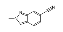 2-甲基-2H-吲唑-6-腈结构式