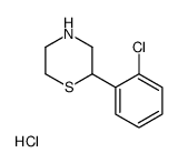 2-(2-CHLOROPHENYL) THIOMORPHOLINE HCL结构式