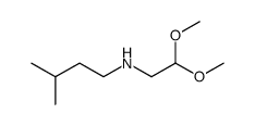 N-(2,2-dimethoxyethyl)-3-methylbutan-1-amine Structure