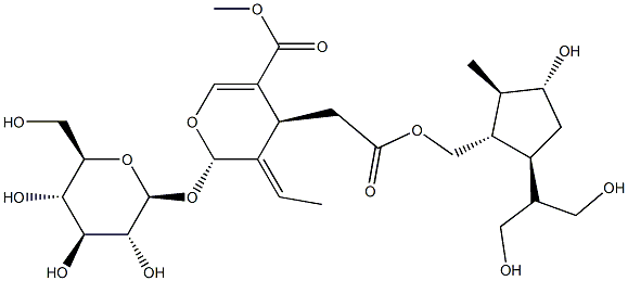 9″-羟基茉莉酮苷结构式