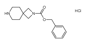 2,7-二氮杂螺[3.5]壬烷-2-羧酸,苯甲基酯,盐酸盐(1：1)结构式