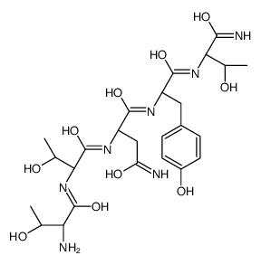 (2S)-2-[[(2S,3R)-2-[[(2S,3R)-2-amino-3-hydroxybutanoyl]amino]-3-hydroxybutanoyl]amino]-N-[(2S)-1-[[(2S,3R)-1-amino-3-hydroxy-1-oxobutan-2-yl]amino]-3-(4-hydroxyphenyl)-1-oxopropan-2-yl]butanediamide Structure