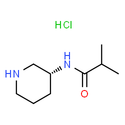 (R)-N-(Piperidin-3-yl)isobutyramide hydrochloride结构式