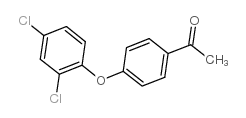 1-[4-(2,4-二氯苯氧基)苯基]-1-乙酮结构式