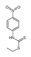 p-Nitrophenyldithiocarbamic acid ethyl ester Structure