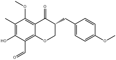 8-formyl-5-O-methylophiopogonanone B Structure