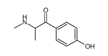 1-(4-hydroxy-phenyl)-2-methylamino-propan-1-one Structure