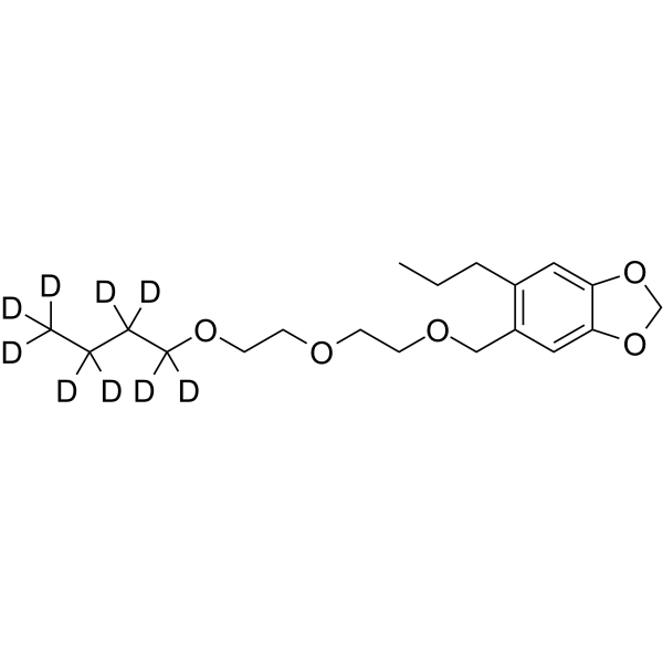 Piperonyl butoxide-d9 Structure