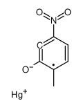 6-methyl-3-nitrobenzoxamercurete Structure