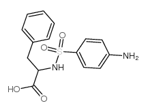 2-(4-氨基苯磺酰基氨基)-3-苯丙酸结构式