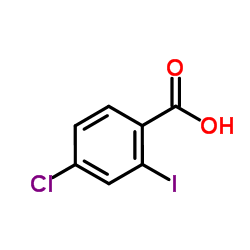 4-Chloro-2-iodobenzoic acid Structure